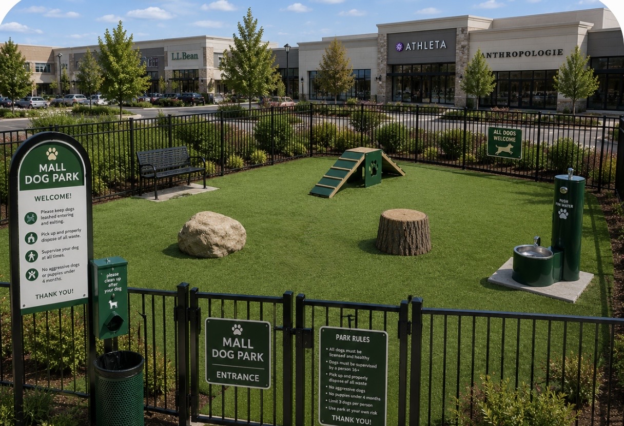 Dog-Friendly Shopping Centers: Why Every Mall Should Consider a Dog Park or Pet Relief Area